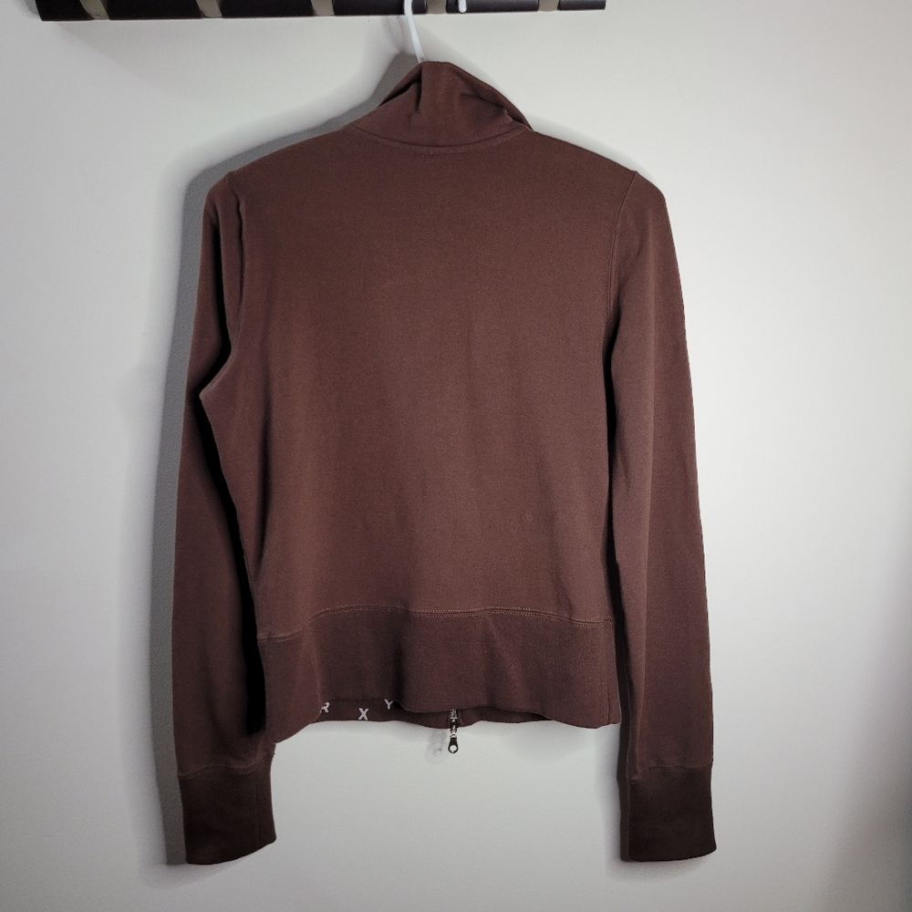 Women's Roxy Brown Zipup - Picture 2 of 6